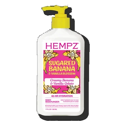 Hempz Sugared Banana & Vanilla Blossom Body Moisturizer - 17.0 oz